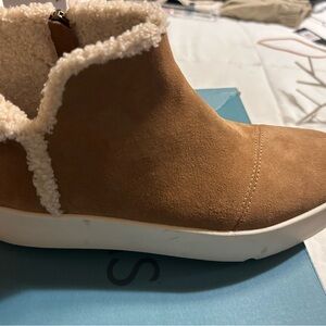 Women's Tan Suede Ankle Boots